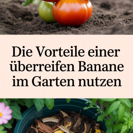 Die Vorteile einer überreifen Banane im Garten nutzen