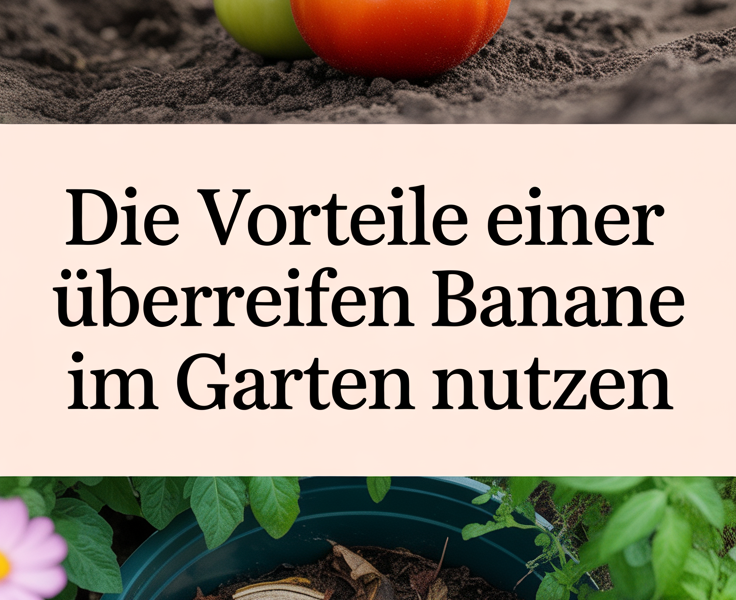 Die Vorteile einer überreifen Banane im Garten nutzen