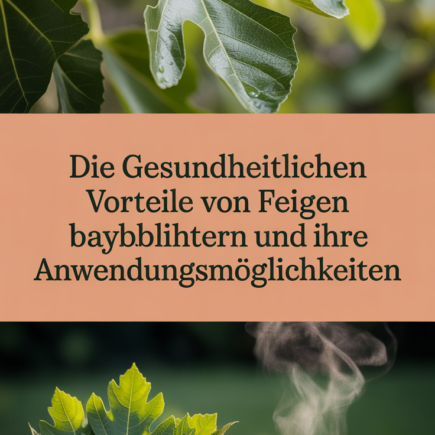 Die gesundheitlichen Vorteile von Feigenblättern und ihre Anwendungsmöglichkeiten