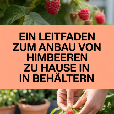Ein Leitfaden zum Anbau von Himbeeren zu Hause in Behältern