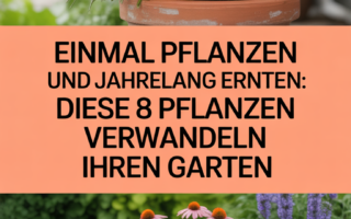 Einmal pflanzen und jahrelang ernten: Diese 8 Pflanzen verwandeln Ihren Garten