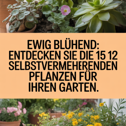 Ewig blühend: Entdecken Sie die 15 besten selbstvermehrenden Pflanzen für Ihren Garten