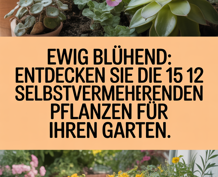 Ewig blühend: Entdecken Sie die 15 besten selbstvermehrenden Pflanzen für Ihren Garten
