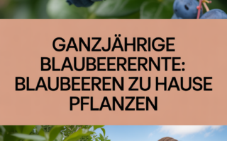 Ganzjährige Blaubeerernte: Blaubeeren zu Hause pflanzen