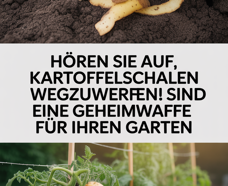 Hören Sie auf, Kartoffelschalen wegzuwerfen! Sie sind eine Geheimwaffe für Ihren Garten