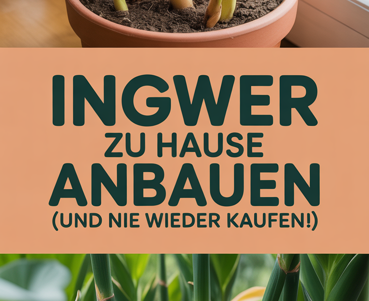 Ingwer zu Hause anbauen (und nie wieder kaufen!)