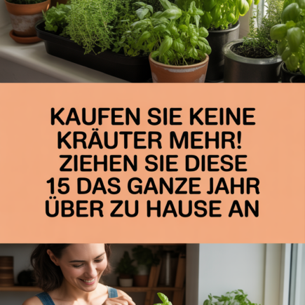 Kaufen Sie keine Kräuter mehr! Ziehen Sie diese 15 das ganze Jahr über zu Hause an