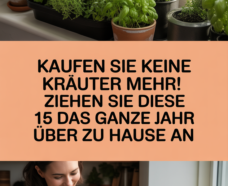 Kaufen Sie keine Kräuter mehr! Ziehen Sie diese 15 das ganze Jahr über zu Hause an