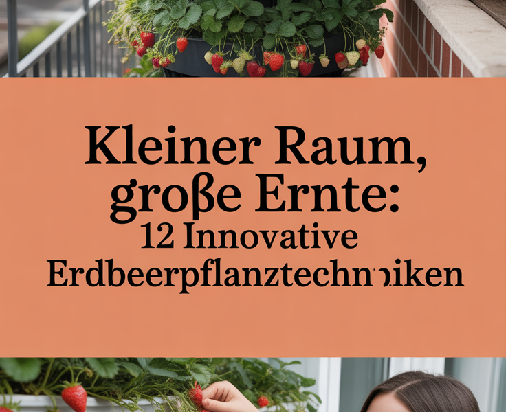 Kleiner Raum, große Ernte: 12 innovative Erdbeerpflanztechniken