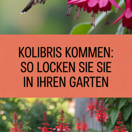 Kolibris kommen: So locken Sie sie in Ihren Garten