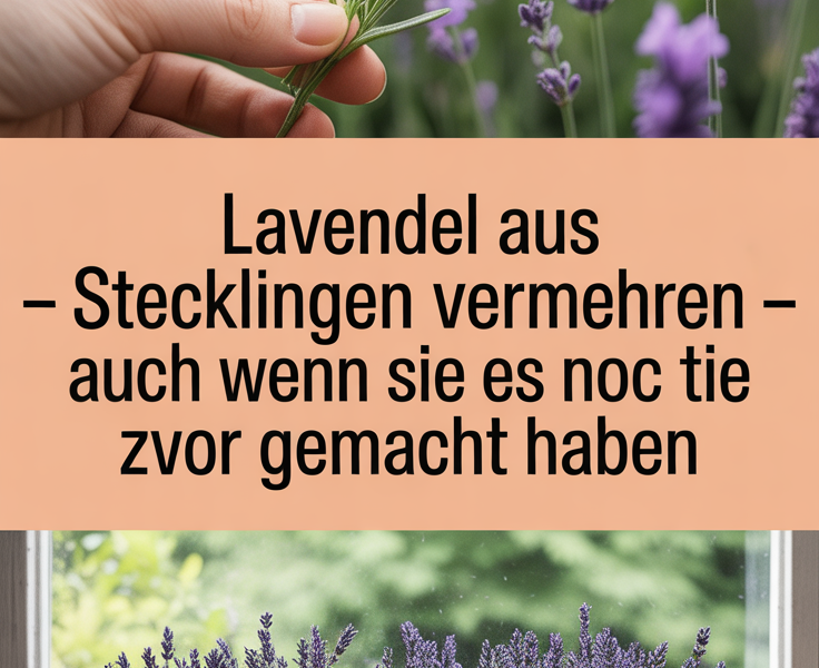 Lavendel aus Stecklingen vermehren – auch wenn Sie es noch nie zuvor gemacht haben