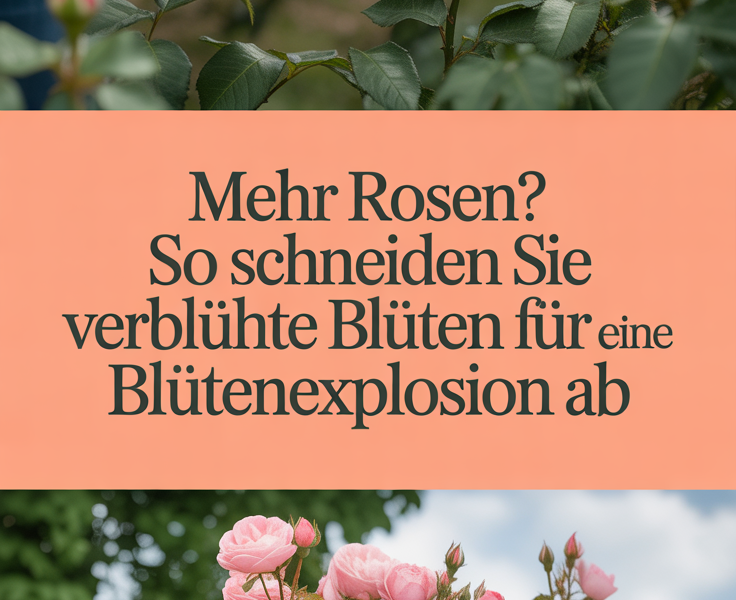 Mehr Rosen? So schneiden Sie verblühte Blüten für eine Blütenexplosion ab