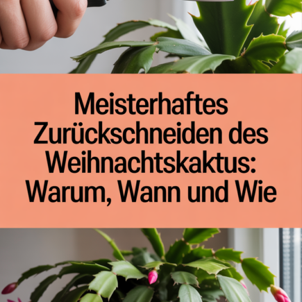 Meisterhaftes Zurückschneiden des Weihnachtskaktus: Warum, Wann und Wie