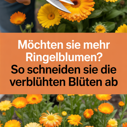 Möchten Sie mehr Ringelblumen? So schneiden Sie die verblühten Blüten ab