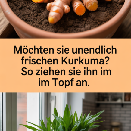 Möchten Sie unendlich frischen Kurkuma? So ziehen Sie ihn im Topf an.