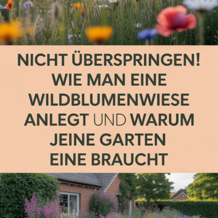Nicht überspringen! Wie man eine Wildblumenwiese anlegt und warum jeder Garten eine braucht