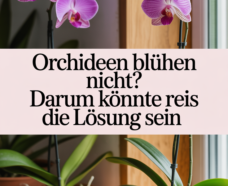 Orchideen blühen nicht? Darum könnte Reis die Lösung sein