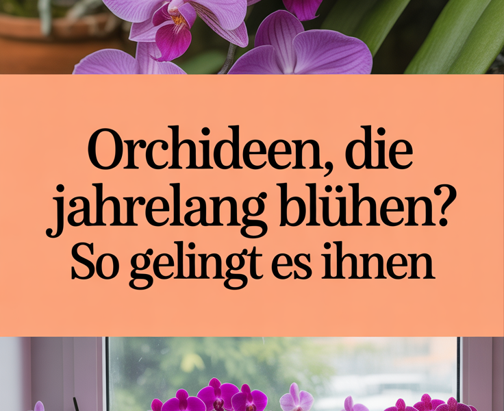 Orchideen, die jahrelang blühen? So gelingt es Ihnen