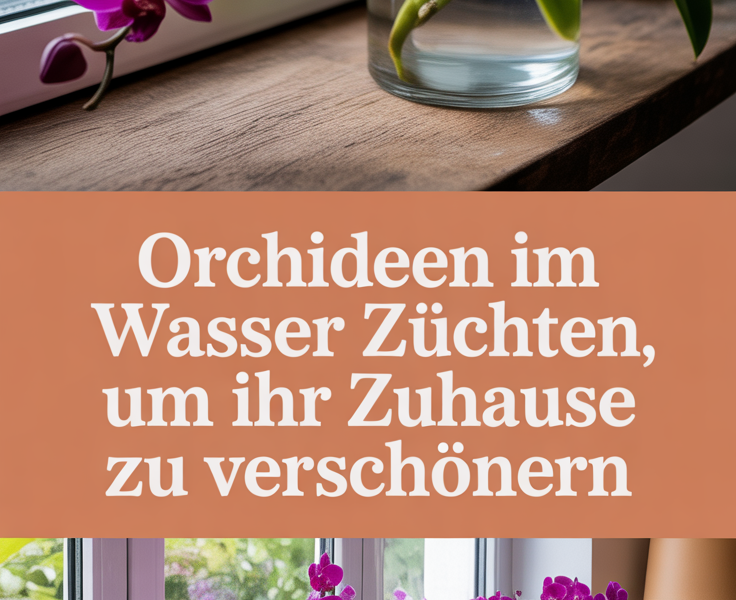 Orchideen im Wasser züchten, um Ihr Zuhause zu verschönern