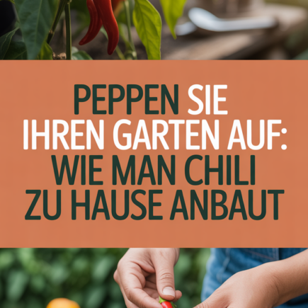 Peppen Sie Ihren Garten auf: Wie man Chili zu Hause anbaut