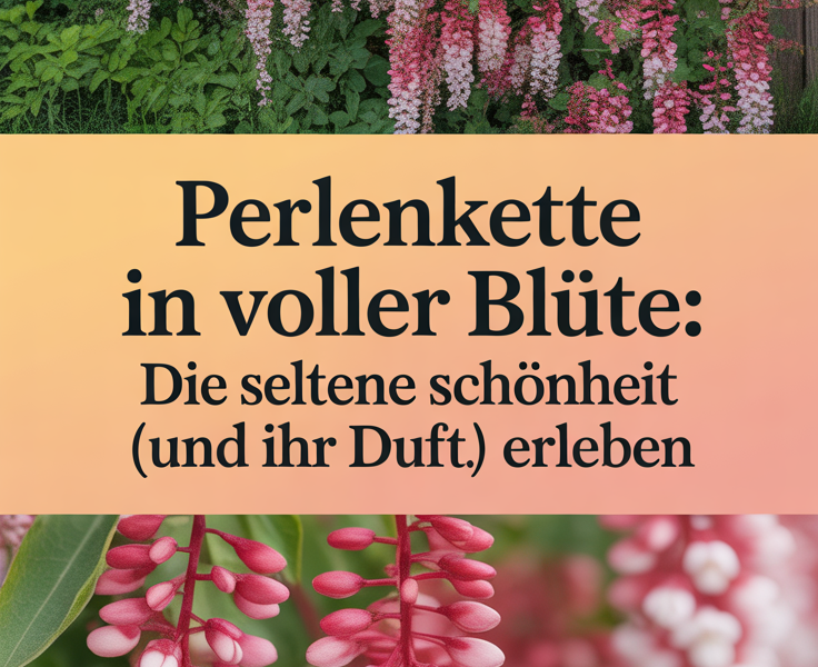 Perlenkette in voller Blüte: Die seltene Schönheit (und ihr Duft!) erleben