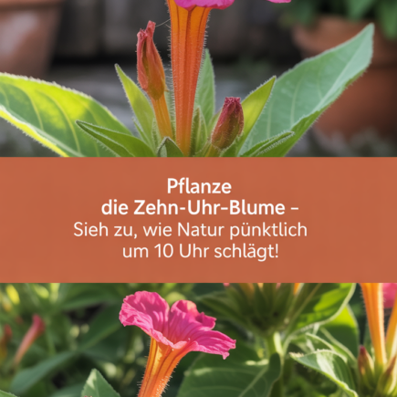 Pflanze die Zehn-Uhr-Blume – Sieh zu, wie die Natur pünktlich um 10 Uhr schlägt!