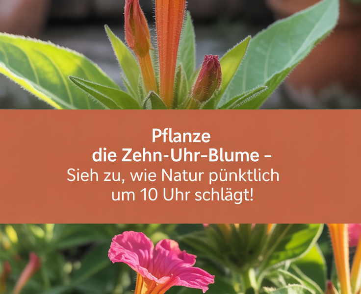 Pflanze die Zehn-Uhr-Blume – Sieh zu, wie die Natur pünktlich um 10 Uhr schlägt!