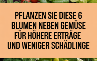 Pflanzen Sie diese 6 Blumen neben Gemüse für höhere Erträge und weniger Schädlinge