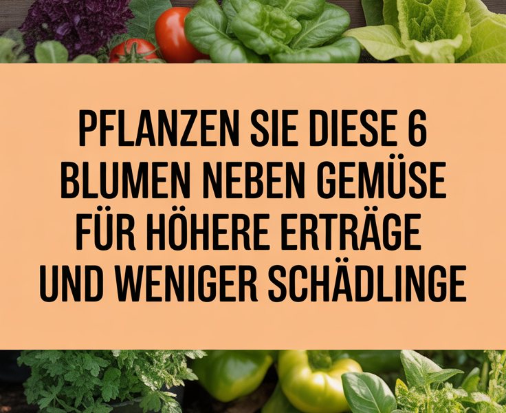 Pflanzen Sie diese 6 Blumen neben Gemüse für höhere Erträge und weniger Schädlinge