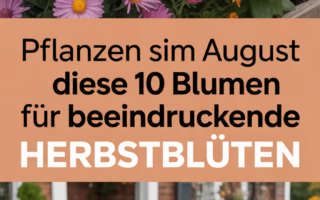 Pflanzen Sie im August diese 10 Blumen für beeindruckende Herbstblüten
