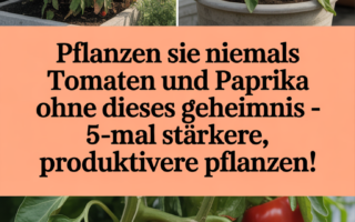 Pflanzen Sie niemals Tomaten und Paprika ohne dieses Geheimnis – 5-mal stärkere, produktivere Pflanzen!