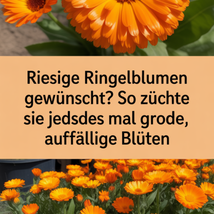 Riesige Ringelblumen gewünscht? So züchten Sie jedes Mal große, auffällige Blüten