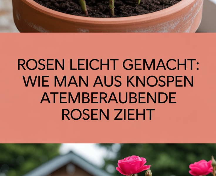Rosen leicht gemacht: Wie man aus Knospen atemberaubende Rosen zieht