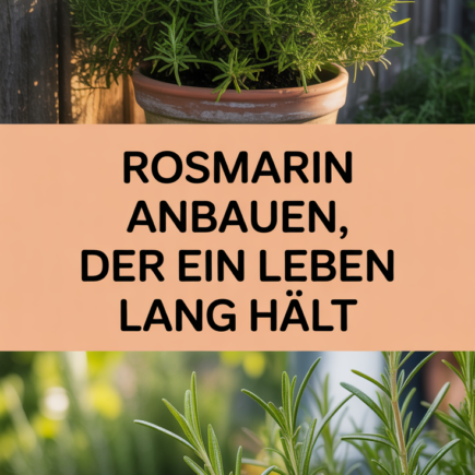 Rosmarin anbauen, der ein Leben lang hält
