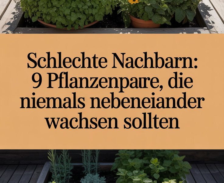 Schlechte Nachbarn: 9 Pflanzenpaare, die niemals nebeneinander wachsen sollten