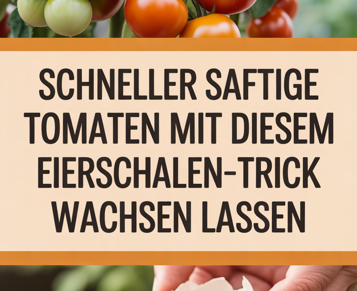 Schneller saftige Tomaten mit diesem Eierschalen-Trick wachsen lassen