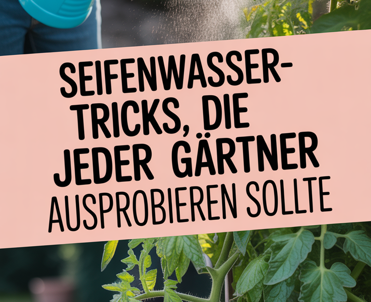 Seifenwasser-Tricks, die jeder Gärtner ausprobieren sollte