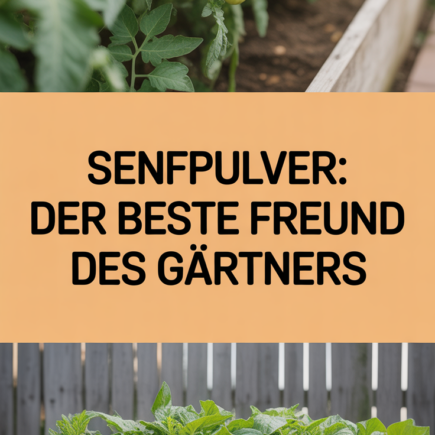 Senfpulver: Der beste Freund des Gärtners
