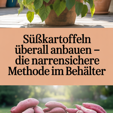 Süßkartoffeln überall anbauen – die narrensichere Methode im Behälter