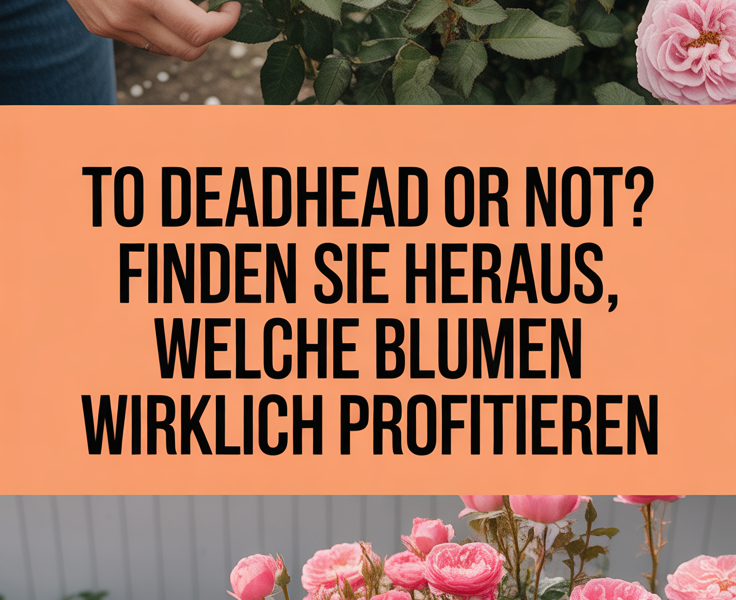 To Deadhead or Not? Finden Sie heraus, welche Blumen wirklich profitieren