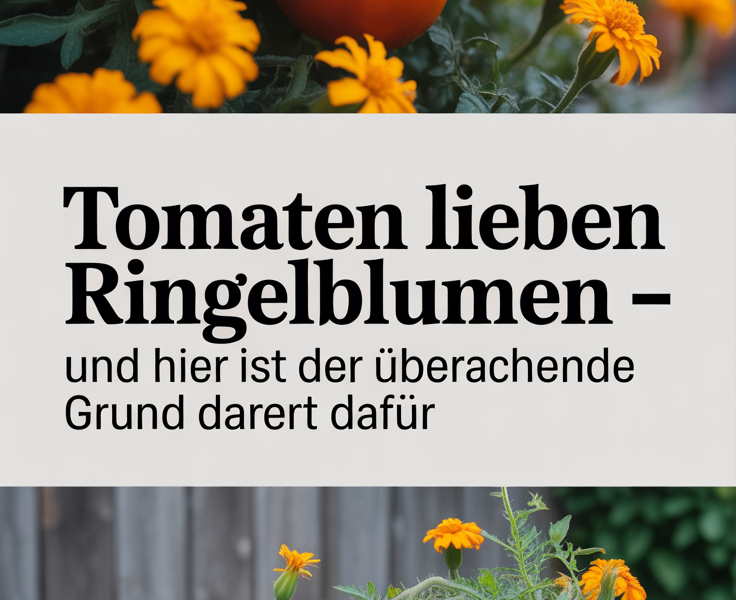 Tomaten lieben Ringelblumen – und hier ist der überraschende Grund dafür