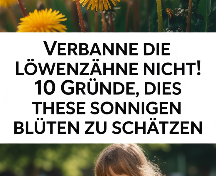 Verbanne die Löwenzähne nicht! 10 Gründe, diese sonnigen Blüten zu schätzen