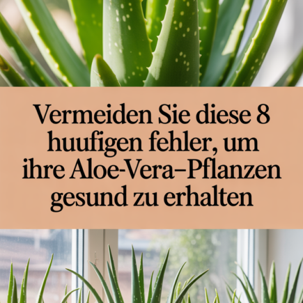 Vermeiden Sie diese 8 häufigen Fehler, um Ihre Aloe-Vera-Pflanzen gesund zu erhalten