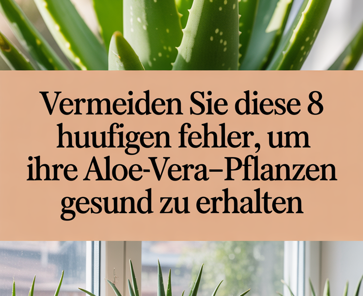 Vermeiden Sie diese 8 häufigen Fehler, um Ihre Aloe-Vera-Pflanzen gesund zu erhalten