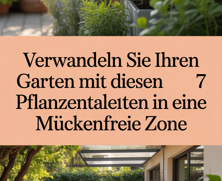 Verwandeln Sie Ihren Garten mit diesen 7 Pflanzentalenten in eine mückenfreie Zone