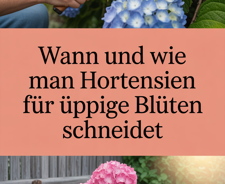 Wann und wie man Hortensien für üppige Blüten schneidet