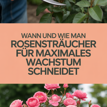 Wann und wie man Rosensträucher für maximales Wachstum schneidet