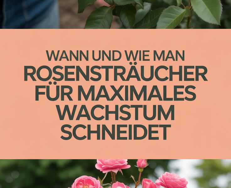 Wann und wie man Rosensträucher für maximales Wachstum schneidet