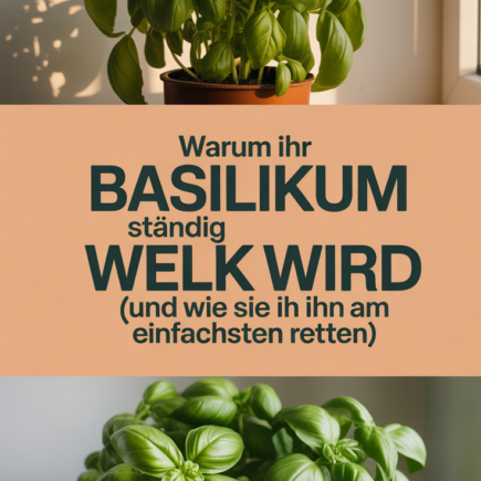 Warum Ihr Basilikum ständig welk wird (und wie Sie ihn am einfachsten retten)
