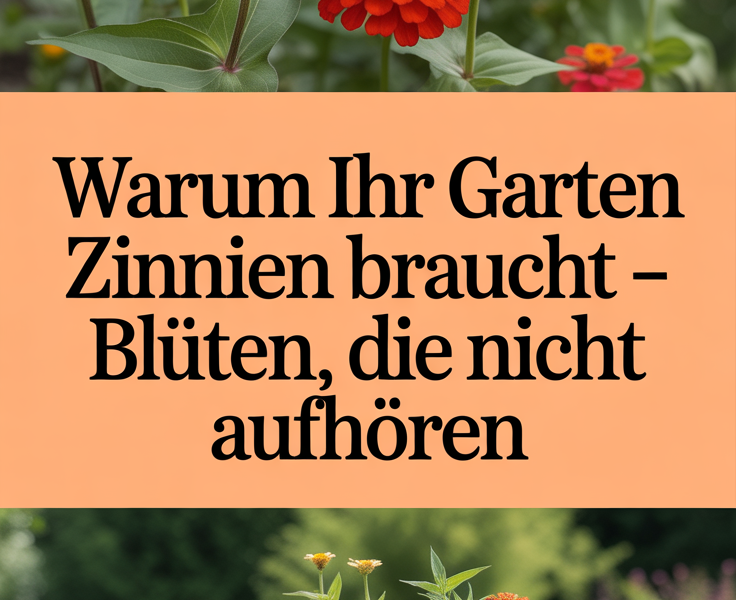 Warum Ihr Garten Zinnien braucht – Blüten, die nicht aufhören
